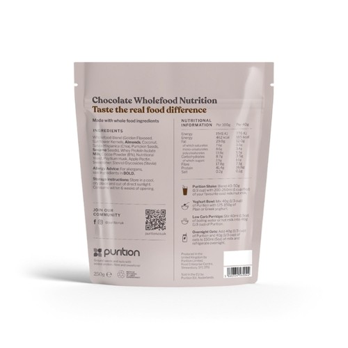 Purition Cocoa Wholefood Nutrition Powder  thumbnail 2