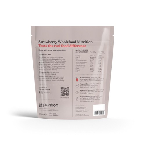 Purition Strawberries Wholefood Nutrition Powder  thumbnail 2