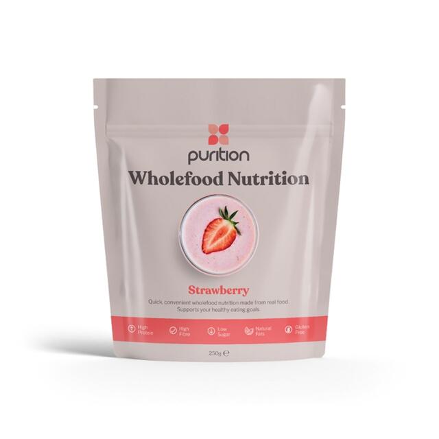 Purition Strawberries Wholefood Nutrition Powder