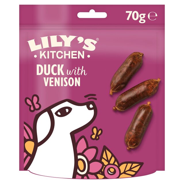 Lily's Kitchen Scrumptious Duck & Venison Sausages for Dogs
