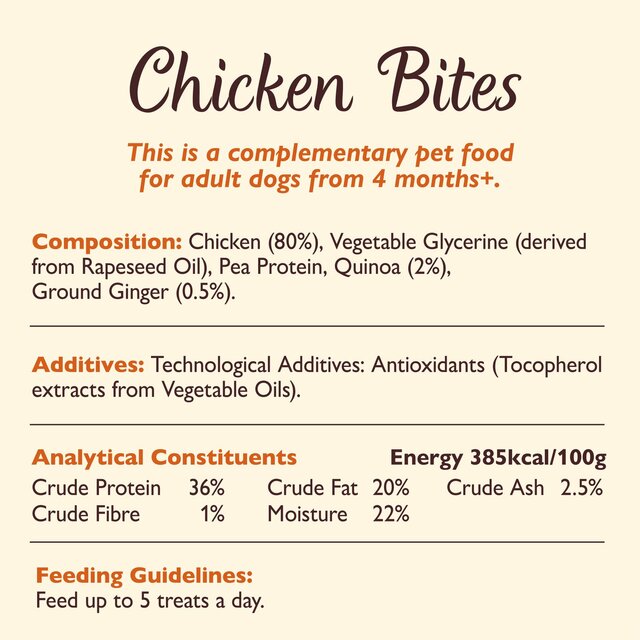 Lily's Kitchen Chomp-away Chicken Bites for Dogs thumbnail 2