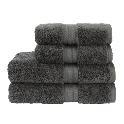 Christy Renaissance 100% Egyptian Bath Sheet, Ash Grey thumbnail 2