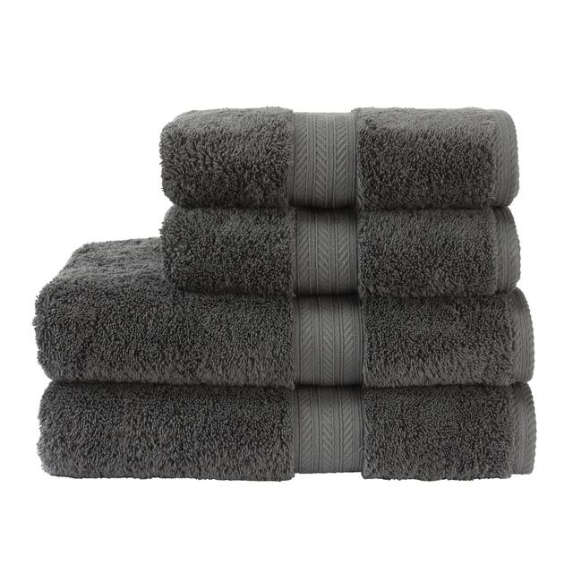 Christy Renaissance  100% Egyptian Bath Sheet, Ash Grey thumbnail 2