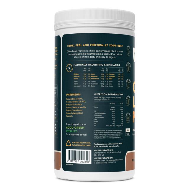 Nuzest Rich Chocolate Clean Lean Protein Powder thumbnail 2
