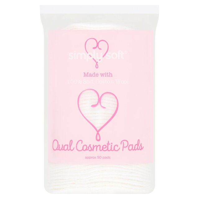 Simply Soft Oval Cosmetic Cotton Pads