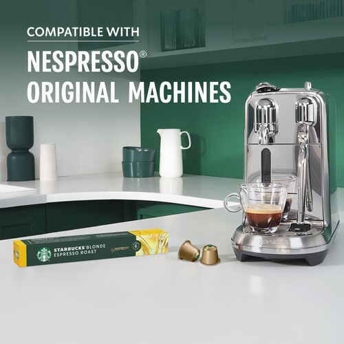 STARBUCKS by NESPRESSO Blonde Espresso Roast Coffee Pods thumbnail 8