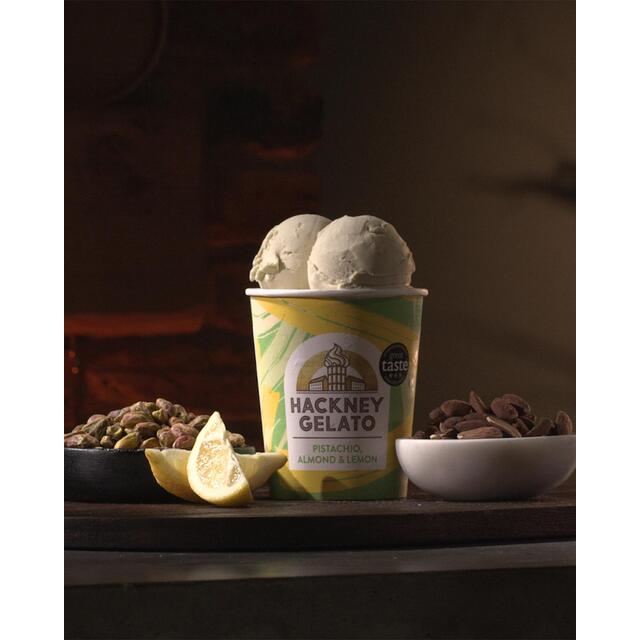 Hackney Gelato Pistachio, Almond & Lemon Gelato thumbnail 3