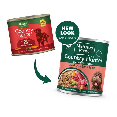 Natures Menu Country Hunter Superfood Beef Cans thumbnail 2