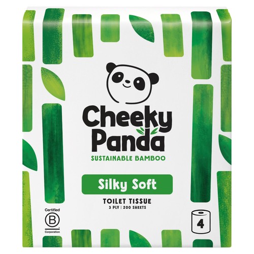 Cheeky Panda Natural Bamboo Toilet Tissue