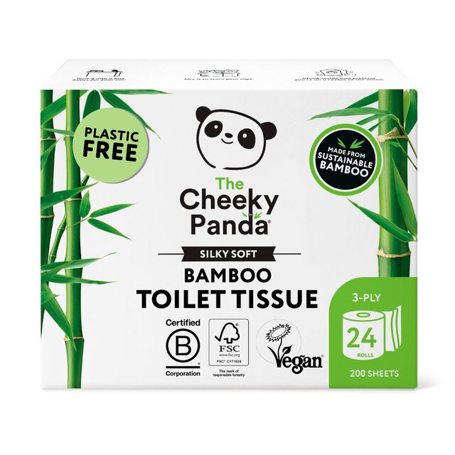 Cheeky Panda Natural Bamboo Toilet Tissue