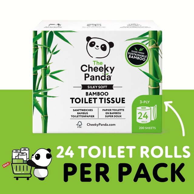Cheeky Panda Natural Bamboo Toilet Tissue thumbnail 4