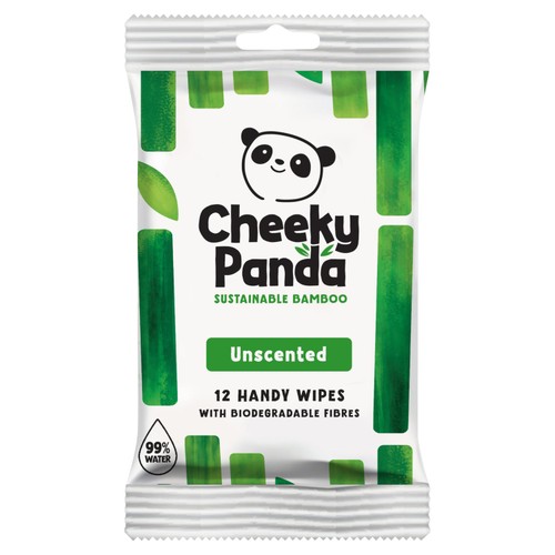 The Cheeky Panda Biodegradable Bamboo Handy Wipes