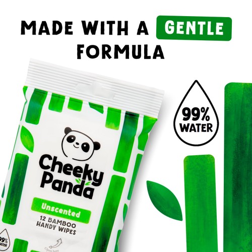 The Cheeky Panda Biodegradable Bamboo Handy Wipes thumbnail 3