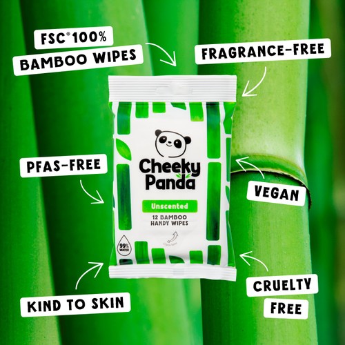 The Cheeky Panda Biodegradable Bamboo Handy Wipes thumbnail 6