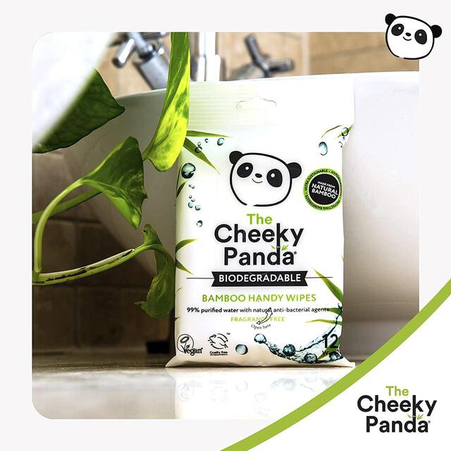 The Cheeky Panda Biodegradable Bamboo Handy Wipes thumbnail 5