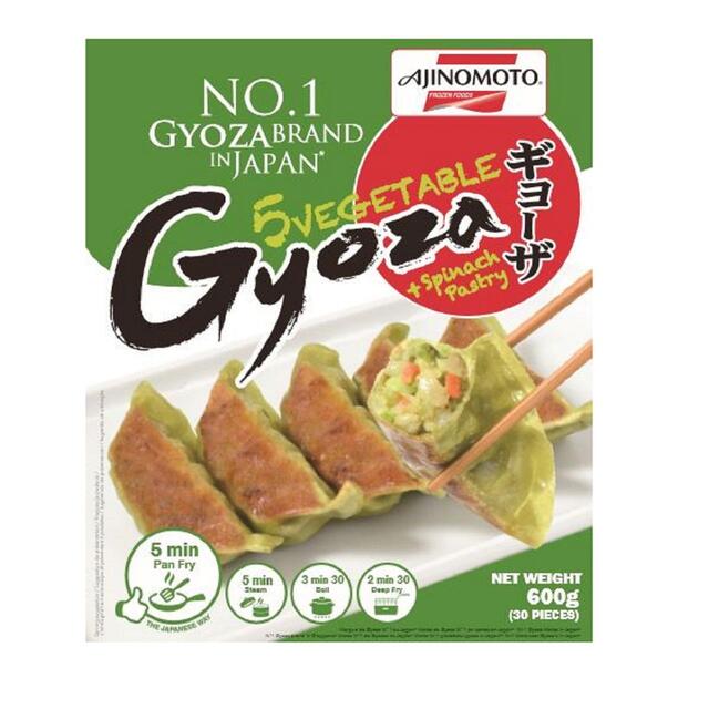 Ajinomoto Vegetable Dumpling Gyoza with Spinach pastry