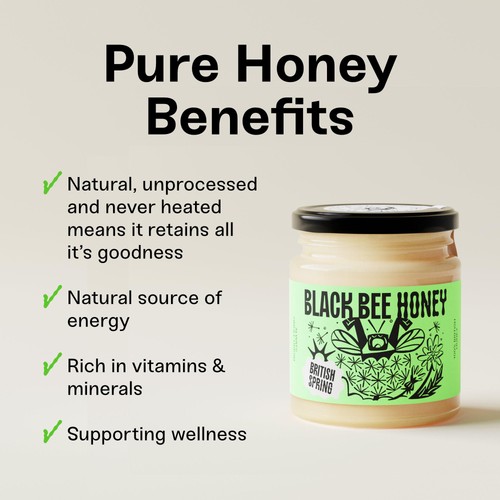 Black Bee Honey British Spring Set Honey thumbnail 3