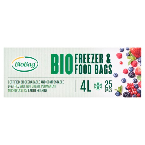 BioBag 4L Compostable Food and Freezer Bags