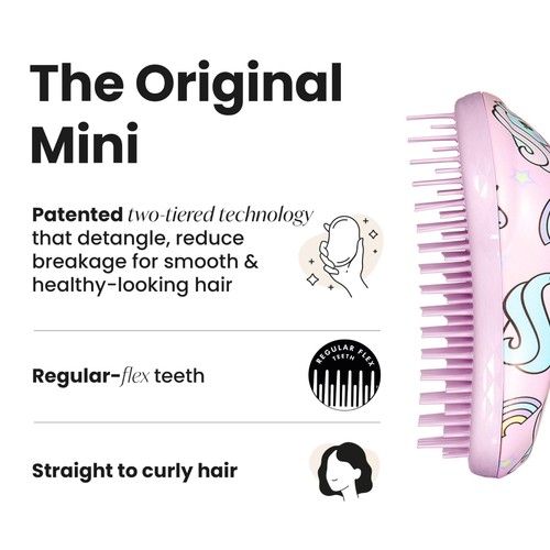 Tangle Teezer Kids Unicorn Mini Detangling Hairbrush  thumbnail 2