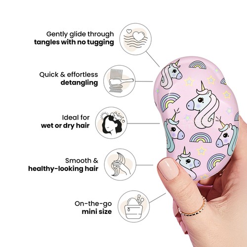 Tangle Teezer Kids Unicorn Mini Detangling Hairbrush  thumbnail 4
