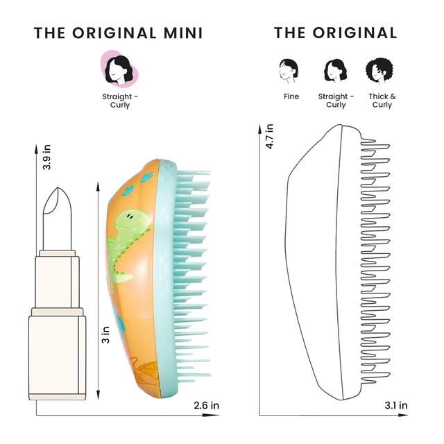 Tangle Teezer Kids Dino Mighty Mini Detangling Hairbrush thumbnail 3