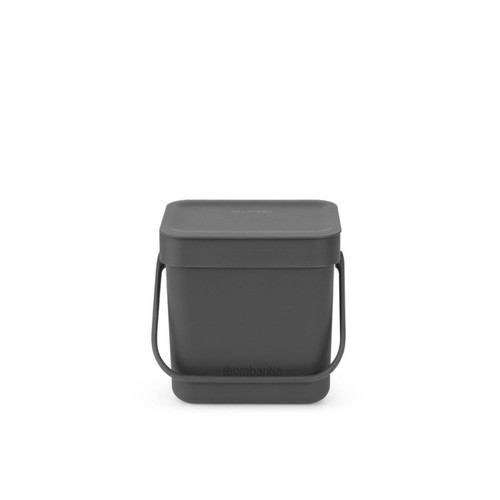 Brabantia 3 Litre Grey Sort & Go Waste Bin
