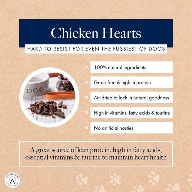 Hollings 100% Natural Chicken Hearts Dog Treats thumbnail 5