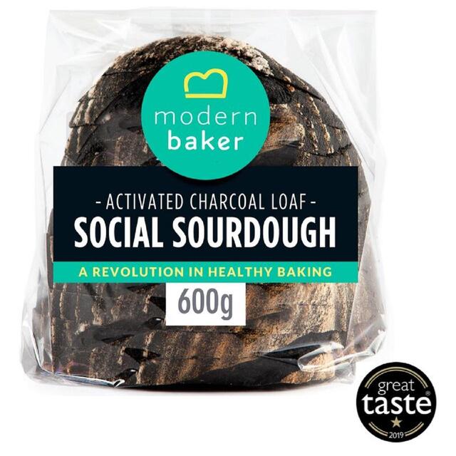 Modern Baker Social Charcoal Sourdough Loaf