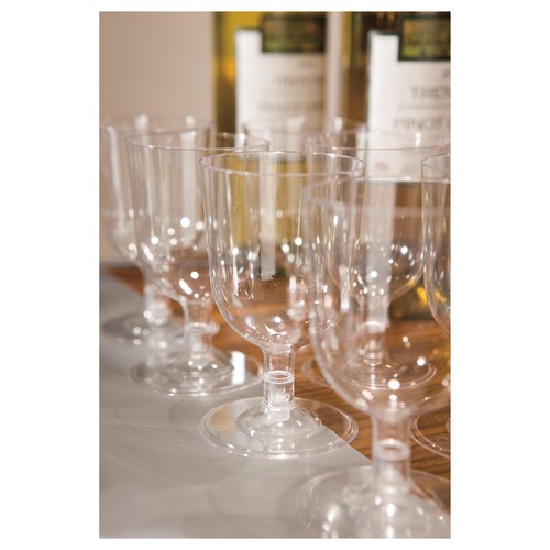 Transparent Plastic 150ml Wine Glasses thumbnail 4