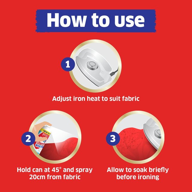 Dylon Spray Starch with Easy Iron thumbnail 2