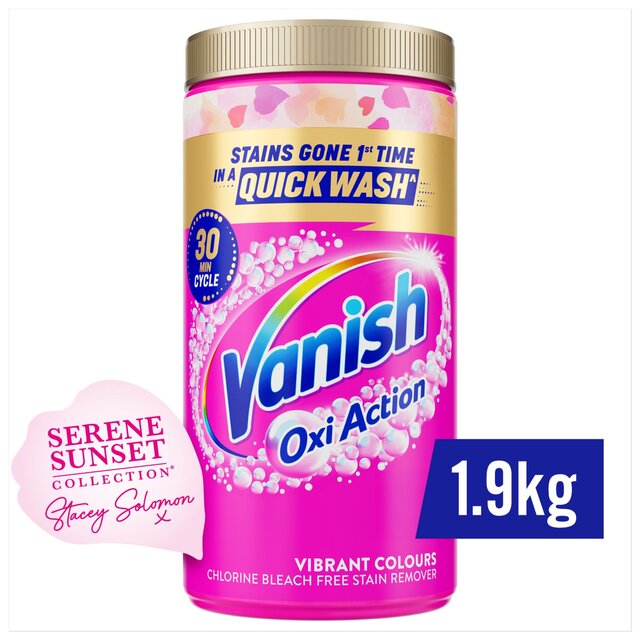 Vanish Oxi Action Fabric Stain Remover Powder Colours