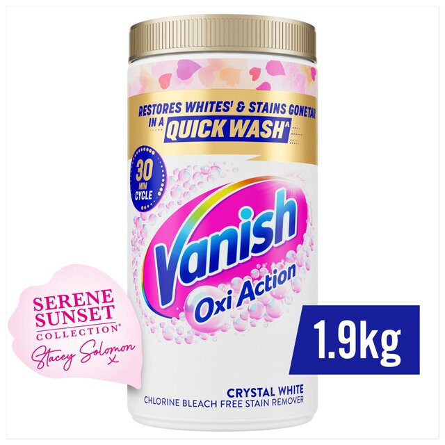 Vanish Oxi Action Fabric Stain Remover Powder Whites