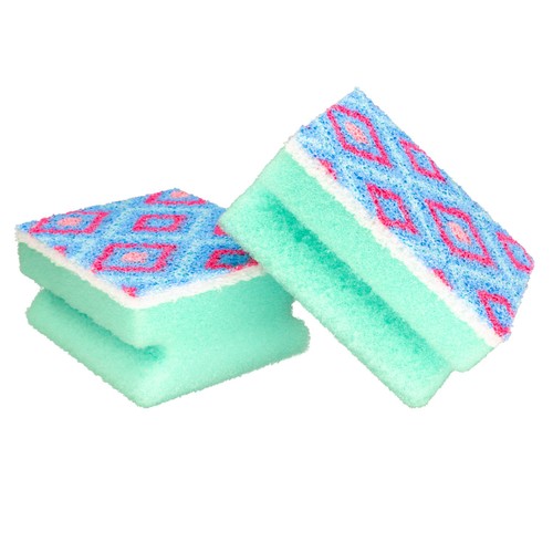 Spontex Mosaik Non-Scratch Washups - 5x Longer Lasting Sponge Scourers thumbnail 3