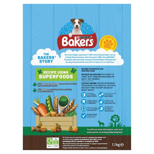 Bakers Small Dog Beef Dry Dog Food thumbnail 4