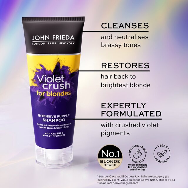 John Frieda Sheer Blonde Correcting Intensive Purple Shampoo thumbnail 7