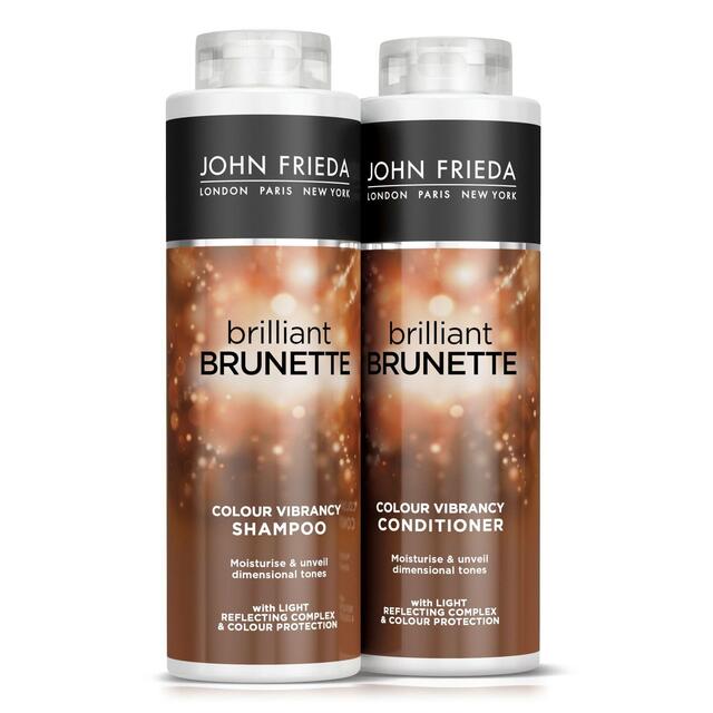 John Frieda Brilliant Brunette Moisturising Shampoo & Conditioner