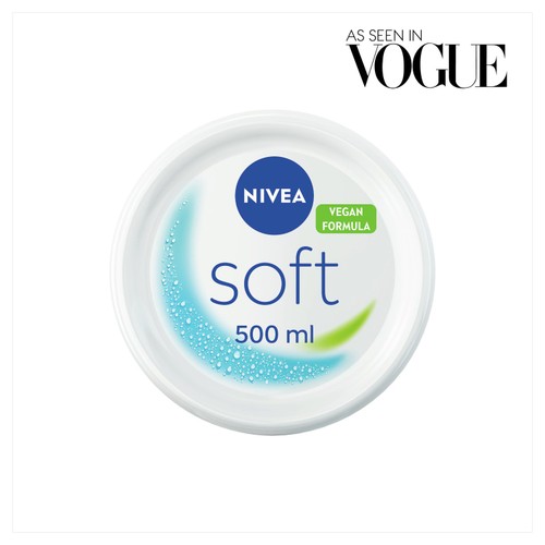 NIVEA Soft Moisturiser Cream for Face, Hands & Body