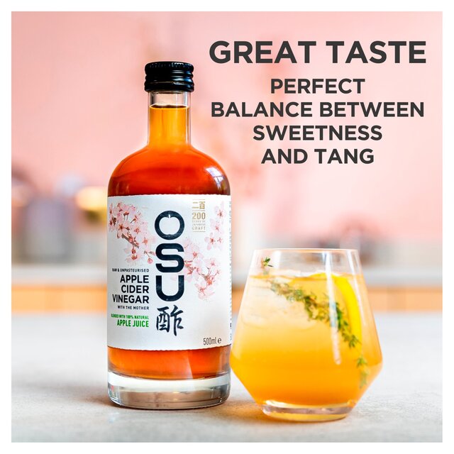 OSU Raw Apple Cider Vinegar with The Mother, Apple Juice Blend thumbnail 4