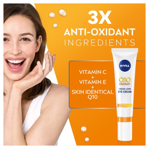 NIVEA Q10 Vitamin C Eye Cream, Anti-Wrinkle + Energy thumbnail 3