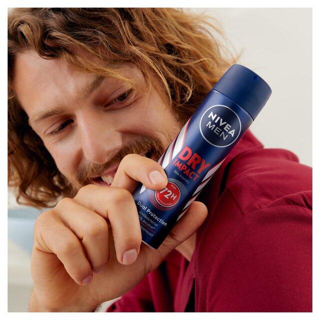 NIVEA MEN Dry Impact Anti-Perspirant Deodorant Spray thumbnail 2