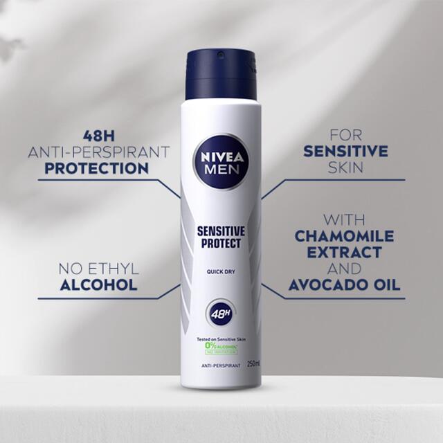 NIVEA MEN Sensitive Protect Anti-Perspirant Deodorant Spray thumbnail 3