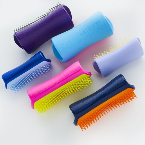 Pet Teezer De-shedding Dog Grooming Brush - Blue / Pink thumbnail 8