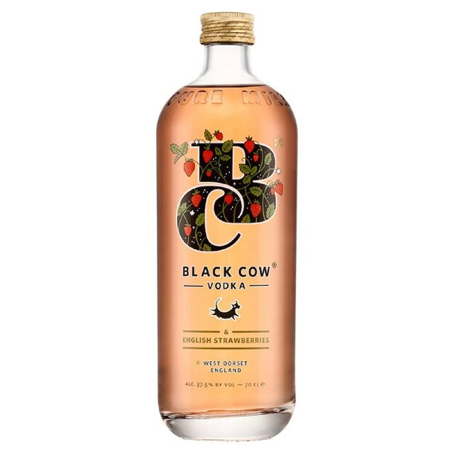 Black Cow & English Strawberries Vodka thumbnail 3