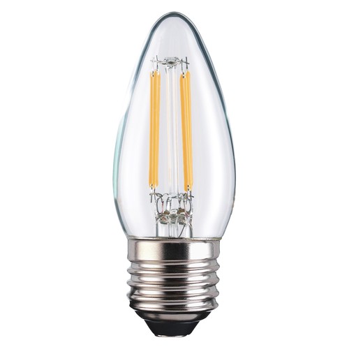 TCP Candle LED Coated Screw 40W Light Bulb