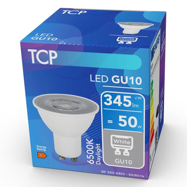TCP Spotlight Daylight GU10 50W Light Bulb thumbnail 2