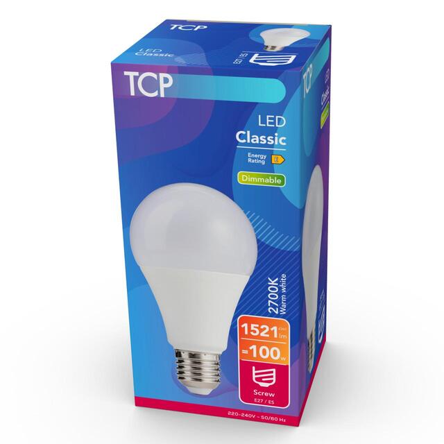 TCP Dimmable Classic Screw 100W Light Bulb thumbnail 2