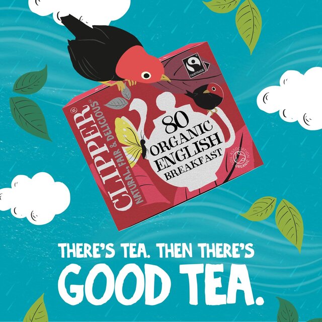 Clipper Organic Fairtrade English Breakfast Tea Bags thumbnail 3