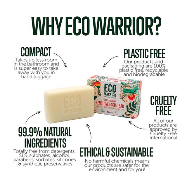 Eco Warrior Sensitive Facial Bar thumbnail 3