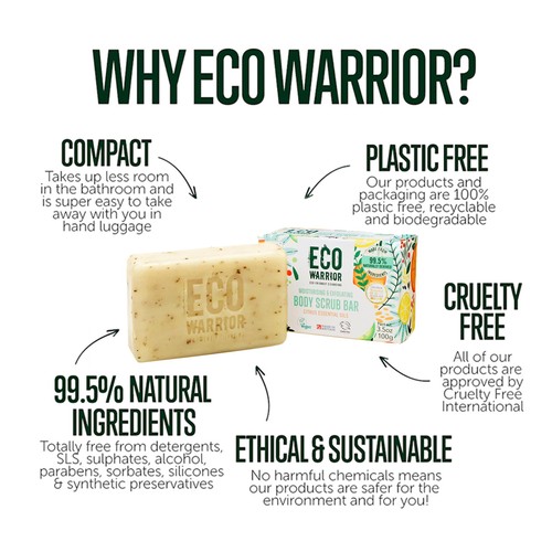 Eco Warrior Body Scrub Bar thumbnail 3