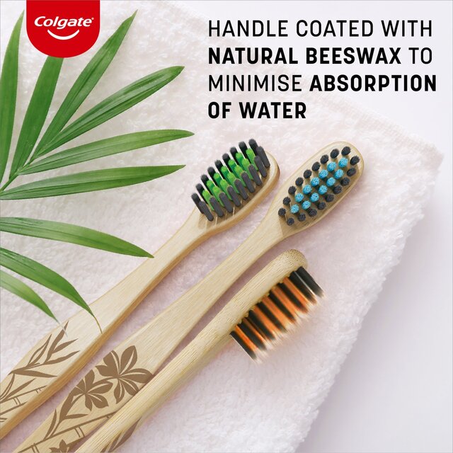 Colgate Bamboo Charcoal Soft Manual Toothbrush thumbnail 3